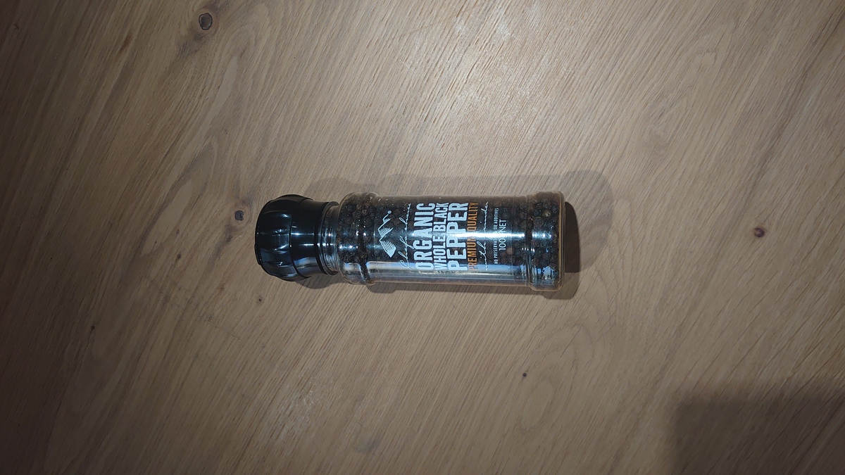 有機ブラックペッパー ミル付き容器入り