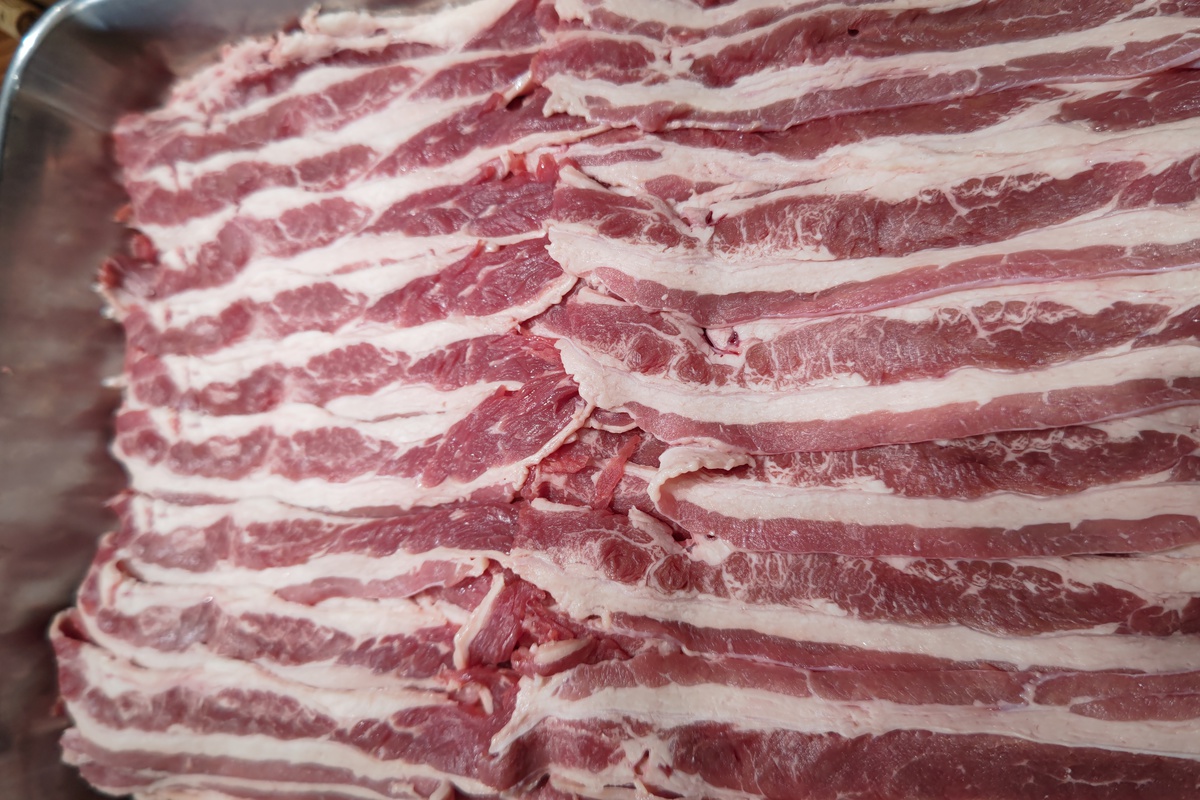 NZ産放牧牧草牛 <BR>バラ肉スライス500g<BR>牛丼などの煮込み用