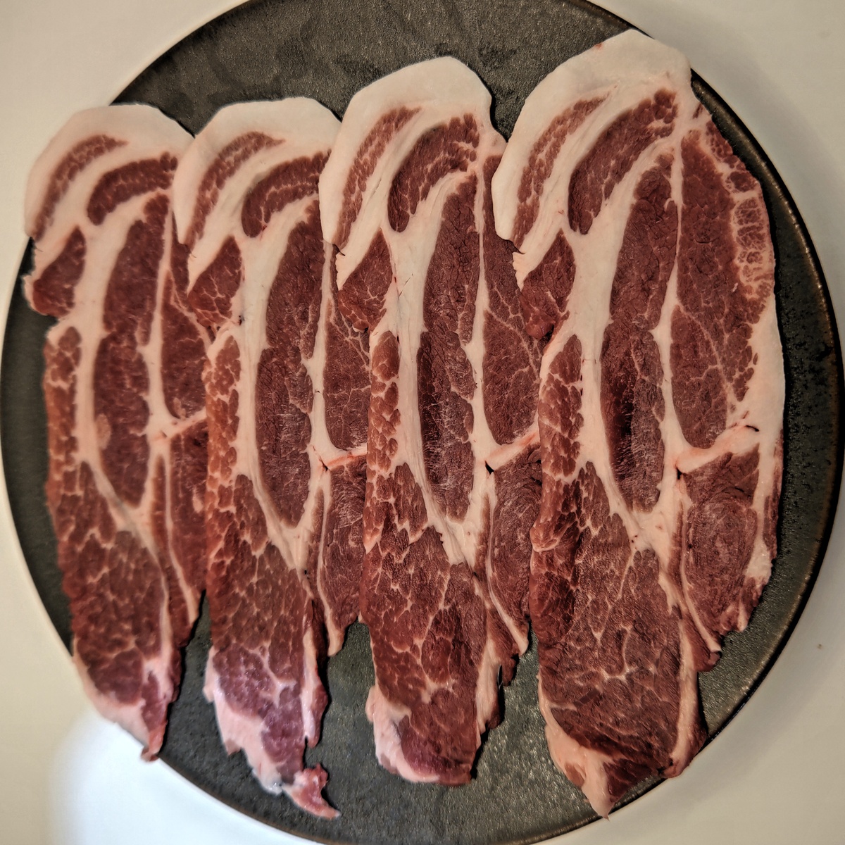 北海道産放牧豚 <BR>肩ロース肉 スライス250g<BR>しゃぶしゃぶ・焼肉・鍋などに
