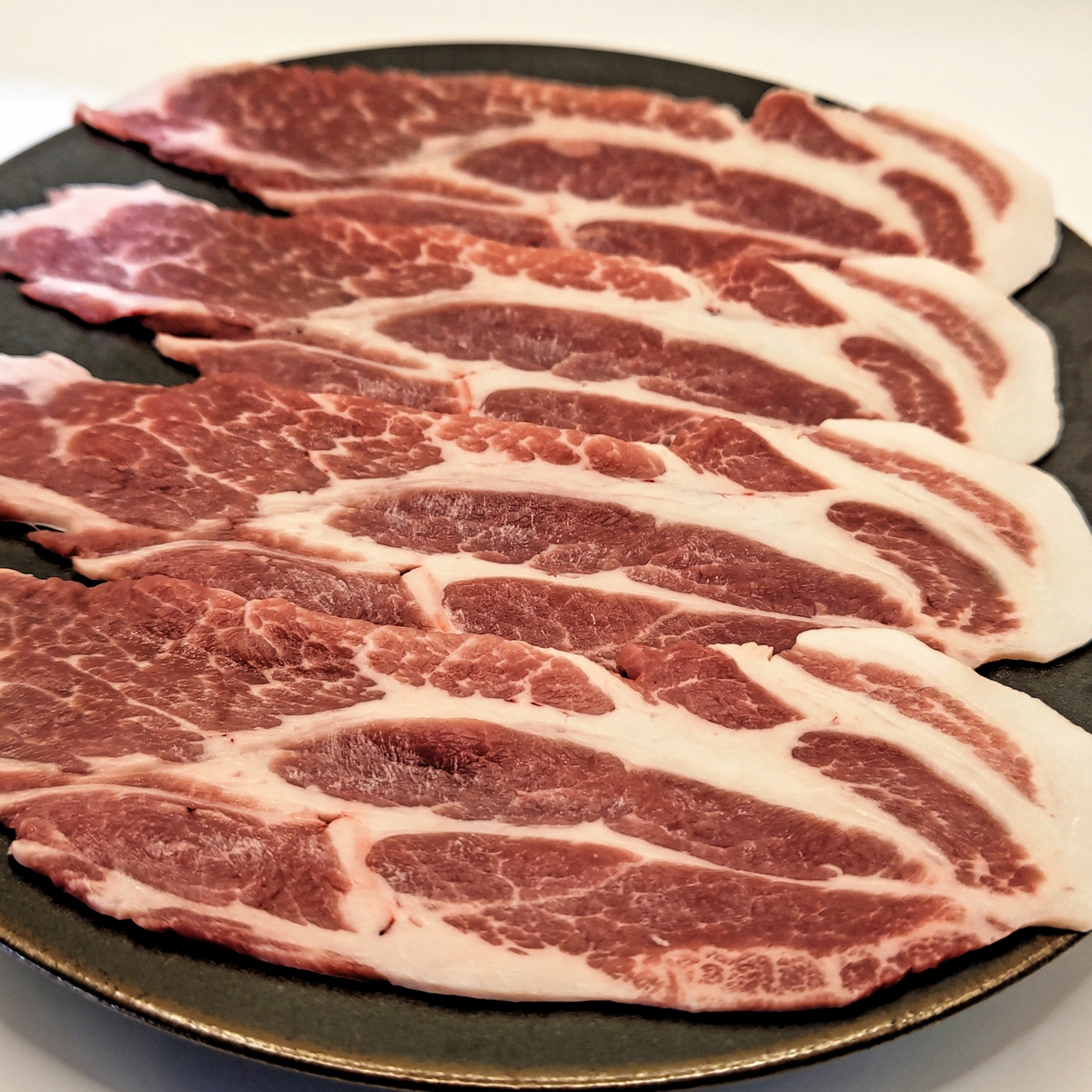 北海道産放牧豚　肩ロース肉スライス<BR>生姜焼き用170g