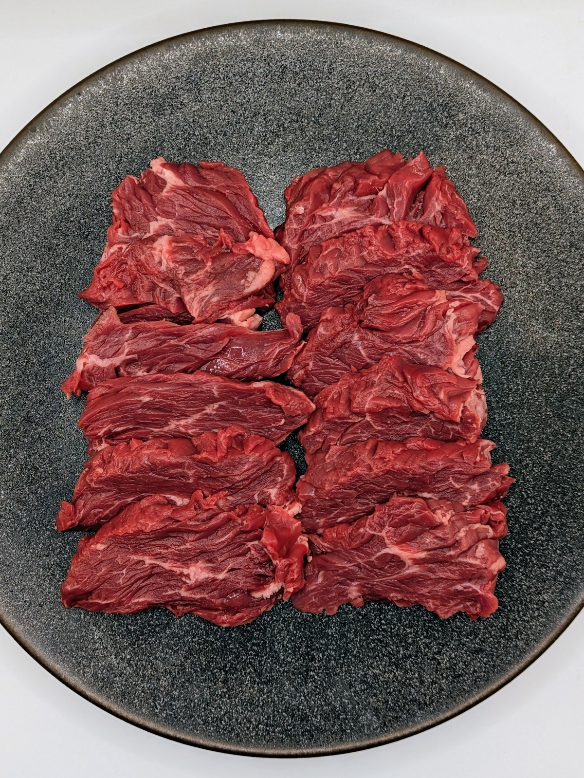 ✨️値下げ　<BR>NZ産放牧牧草牛<BR>ハラミ（横隔膜サガリ）<BR>5mmカット250ｇ<BR>✨希少部位で焼肉向き