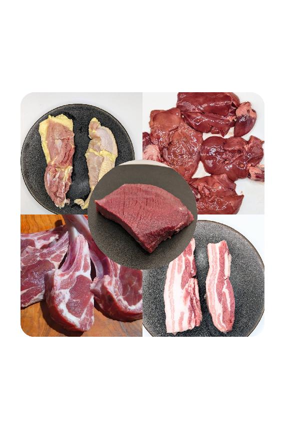 毎月お届けサブスク！！<BR>⑤プレミア生肉派コース<BR>料理好きにおすすめの生肉３～５アイテム
