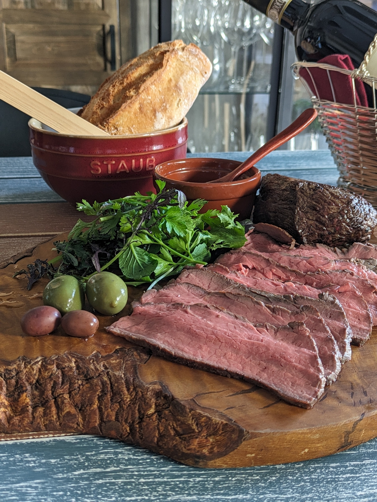 NZ産牧草牛ローストビーフ <BR>ランプ肉<BR>✨病みつきになる美味しさです!