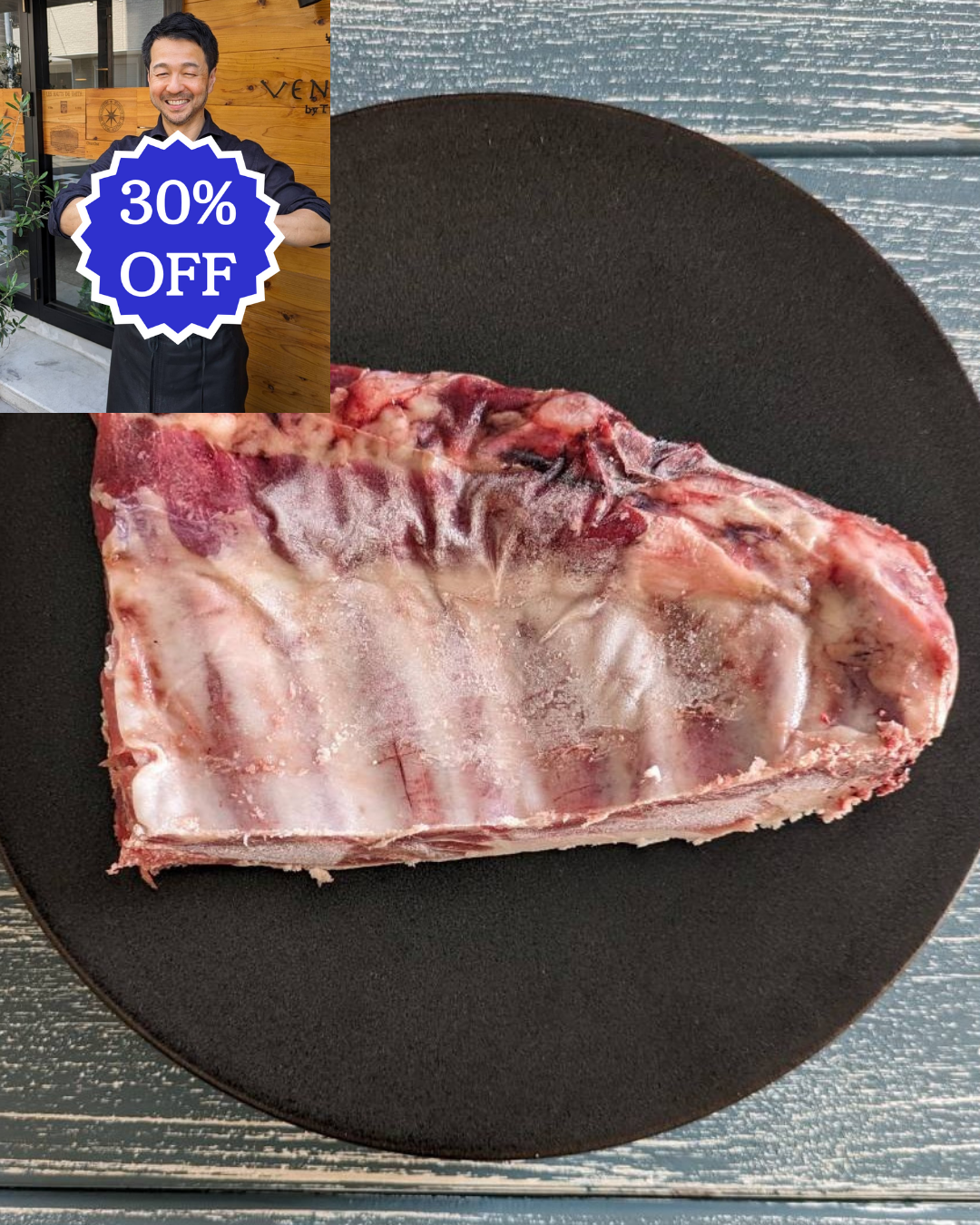 ありがとうSALE🙏<BR>放牧豚スペアリブ<BR>✨️骨付き肉の旨みや豪快さをお楽しみください！<BR>煮込み、ロースト、ポトフなど　<BR>料理好きにはたまらないマストアイテム！